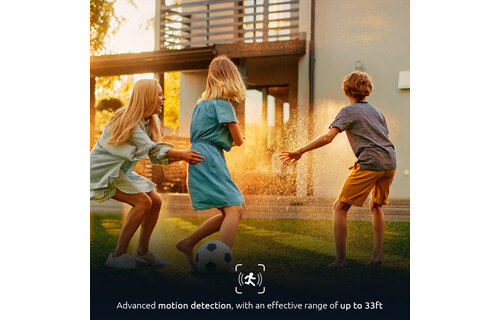 Nexxt Home - Outdoor Flood Light Camera  2K WSL (microSD card not included)