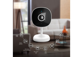 Nexxt Home - Indoor 2K Camera (microSD card not included)
