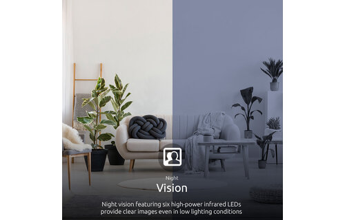 Nexxt Home - Indoor 2K Camera (microSD card not included)