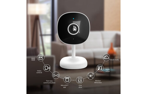 Nexxt Home - Indoor 2K Camera 2PK (microSD card not included)