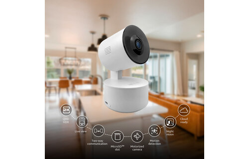 Nexxt Home - Indoor PTZ Camera 2K (microSD card not included)