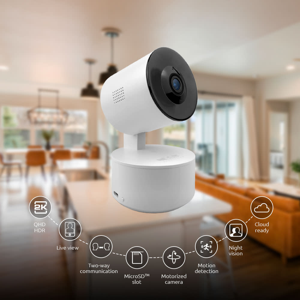 Nexxt Home - Indoor PTZ Camera 2K (microSD card not included)