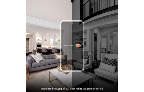 Nexxt Home - Indoor PTZ Camera 2K (microSD card not included)