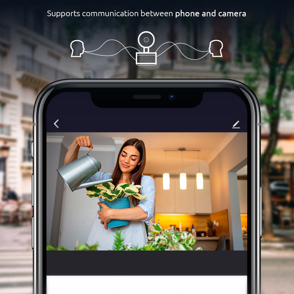 Nexxt Home - Indoor PTZ Camera 2K (microSD card not included)