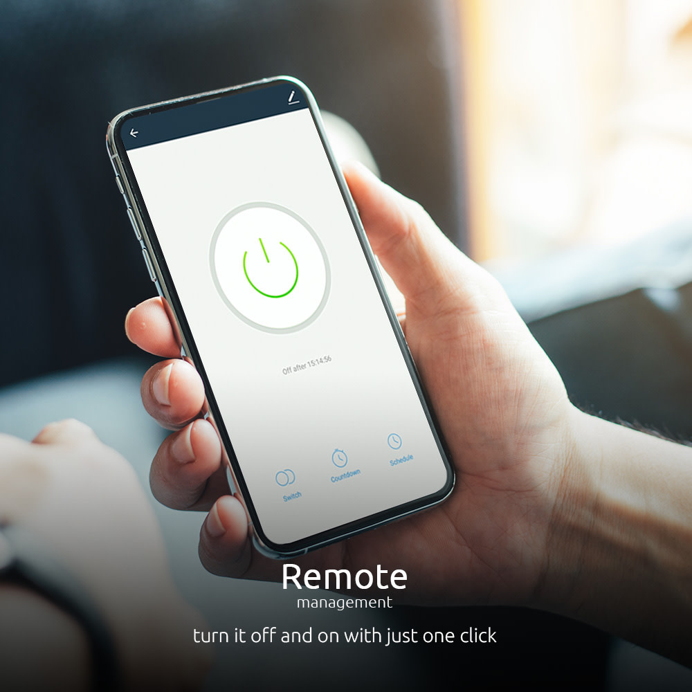 Nexxt Home - Smart Wifi plug with RGB light