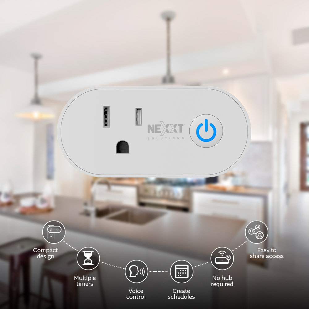 Nexxt Home - Indoor Smart Plug 2PK