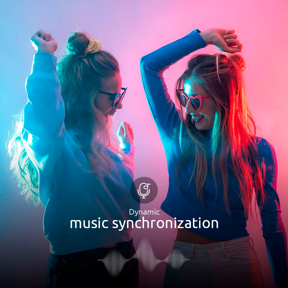 Nexxt Home - Smart LED strip light RGBIC 16.4ft