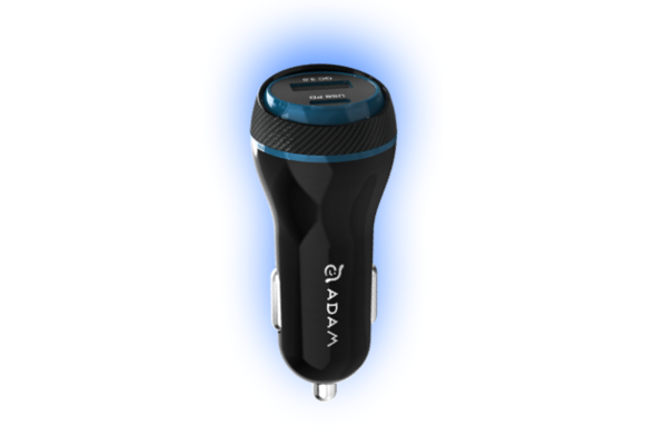 Adam Elements OMNIA C1 45w Dual Port Fast Charging  Car Charger - Black