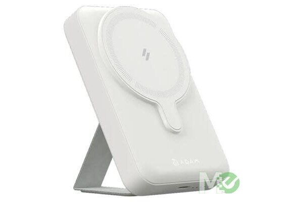 Adam Elements GRAVITY CS10 Magnetic Wireless Charging 10000mAh Power Bank with Foldable Stand - White