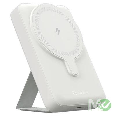 Adam Elements GRAVITY CS10 Magnetic Wireless Charging 10000mAh Power Bank with Foldable Stand - White