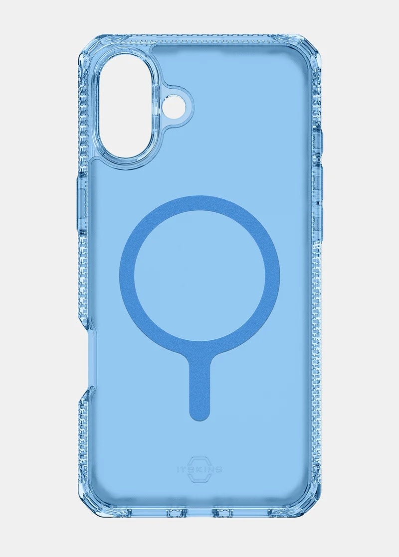 ItSkins Hybrid R Vapor Case w/ Magsafe for iPhone 16  - Light Blue