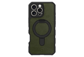 ItSkins Force R Nylon Case with MagSafe for 16 Pro Max - Black/Black