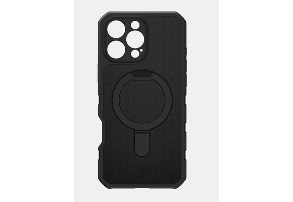 ItSkins Force R Nylon Case with MagSafe for 16 Pro - Black/Black