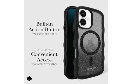 Kate Spade New York Wavy Case with MagSafe for 16 - Nightfall