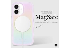 Kate Spade New York Wavy Case with MagSafe for 16 - Opal Iridescent