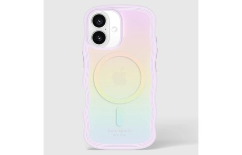 Kate Spade New York Wavy Case with MagSafe for 16 - Opal Iridescent