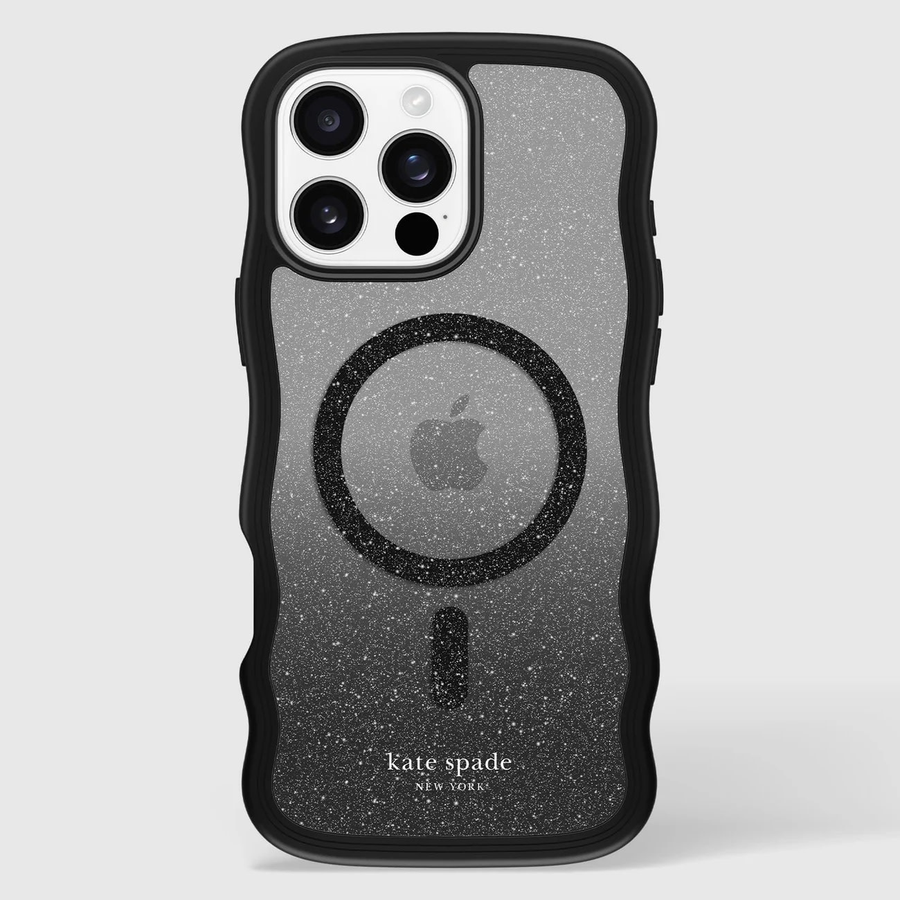 Kate Spade New York Wavy Case with MagSafe for 16 Pro - Nightfall