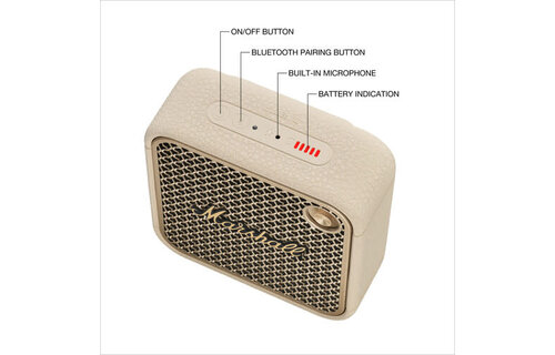 Marshall Willen II Bluetooth Speaker 120v US Adapter - Cream