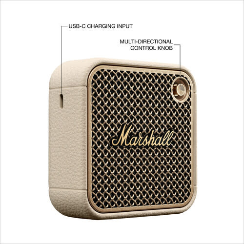 Marshall Willen II Bluetooth Speaker 120v US Adapter - Cream