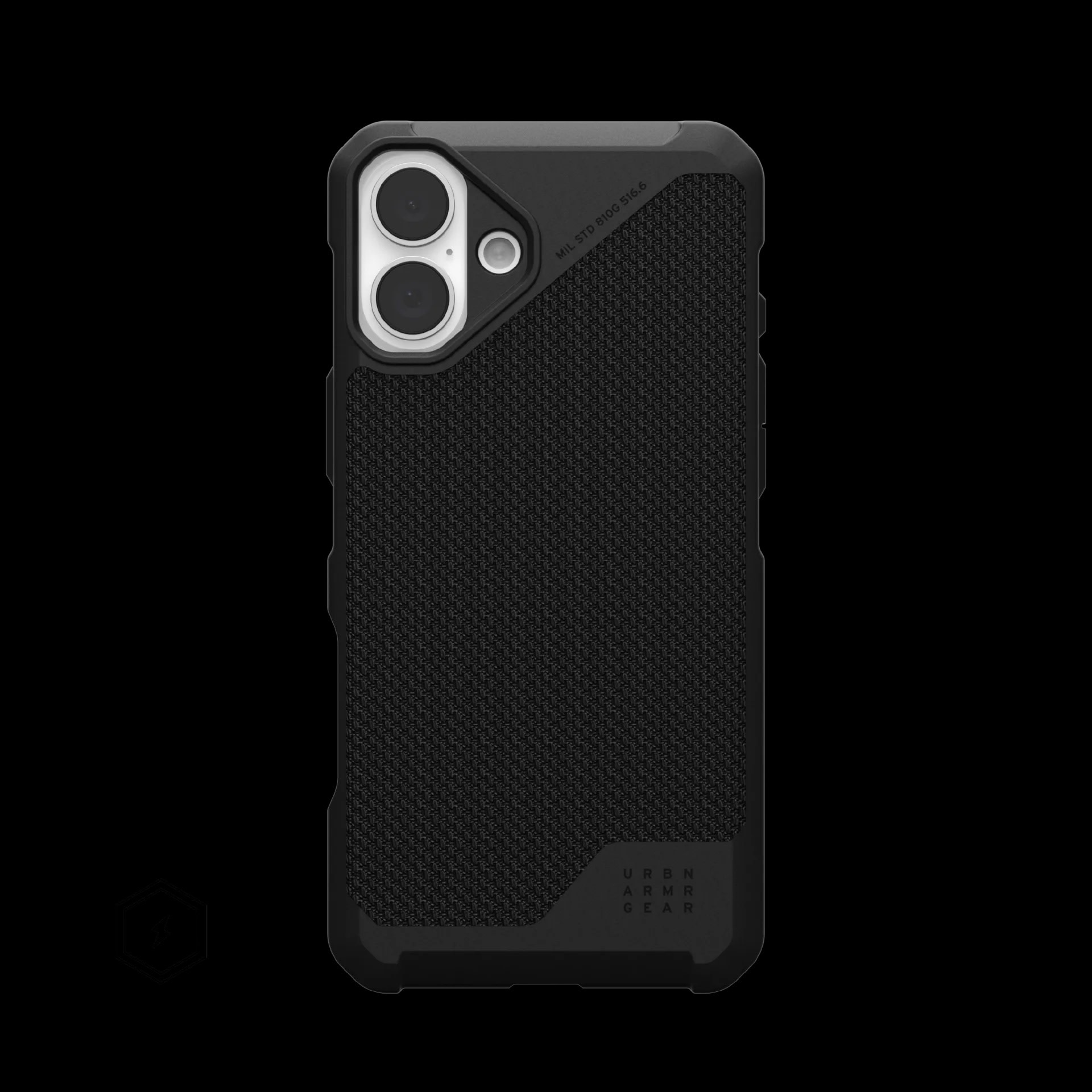 UAG Metropolis LT Case with MagSafe for iPhone 16 Plus - Kevlar Black