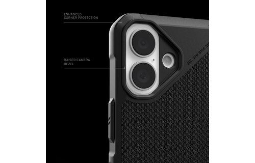 UAG Metropolis LT Case with MagSafe for iPhone 16 Plus - Kevlar Black