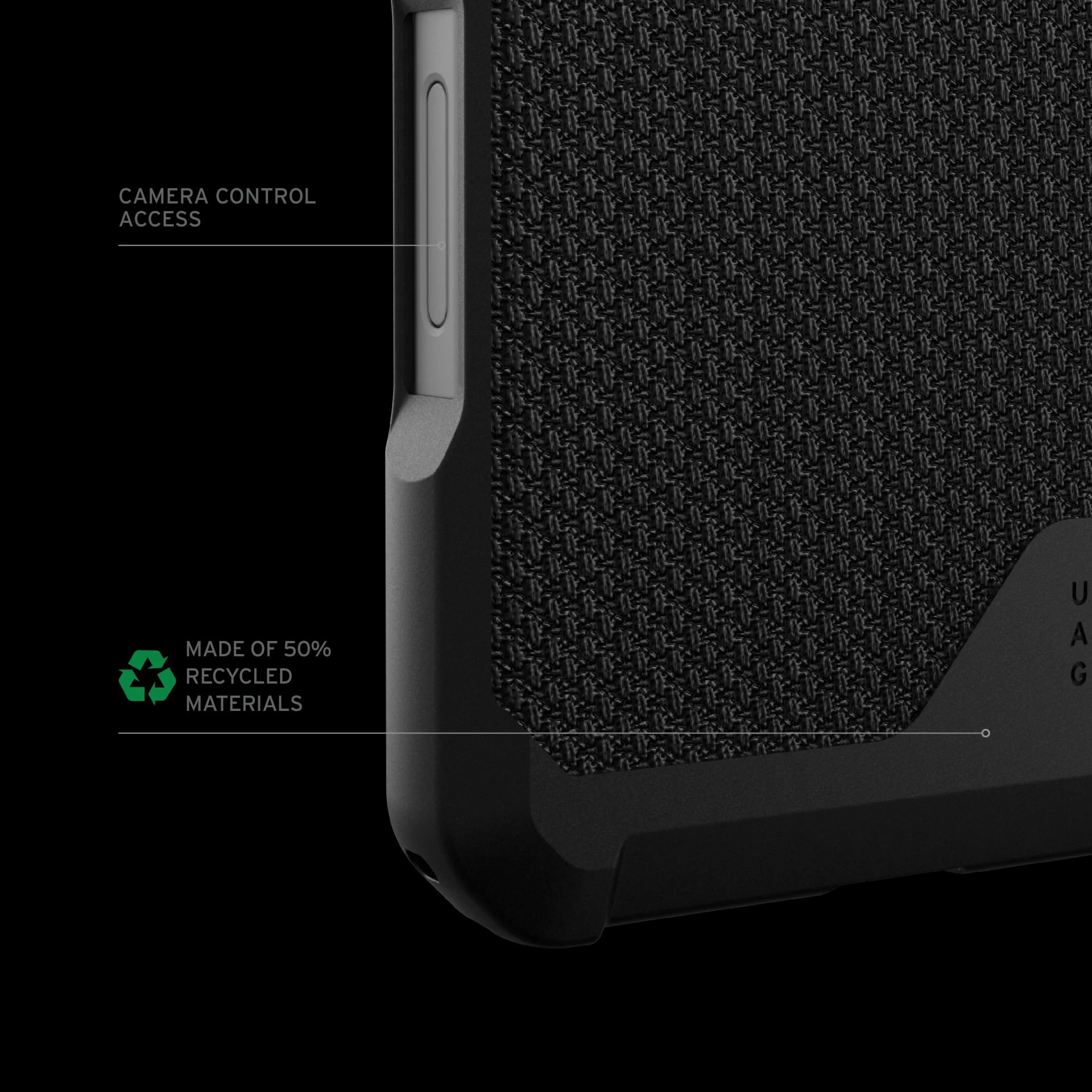 UAG Metropolis LT Case with MagSafe for iPhone 16 Pro - Kevlar Black