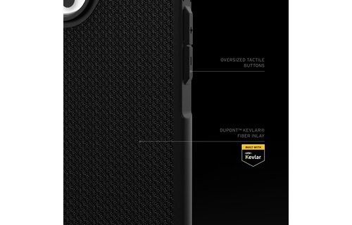 UAG Metropolis LT Case with MagSafe for iPhone 16 Pro - Kevlar Black