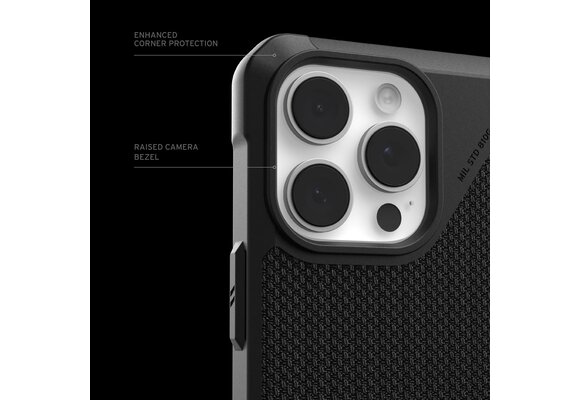 UAG Metropolis LT Case with MagSafe for iPhone 16 Pro Max - Kevlar Black