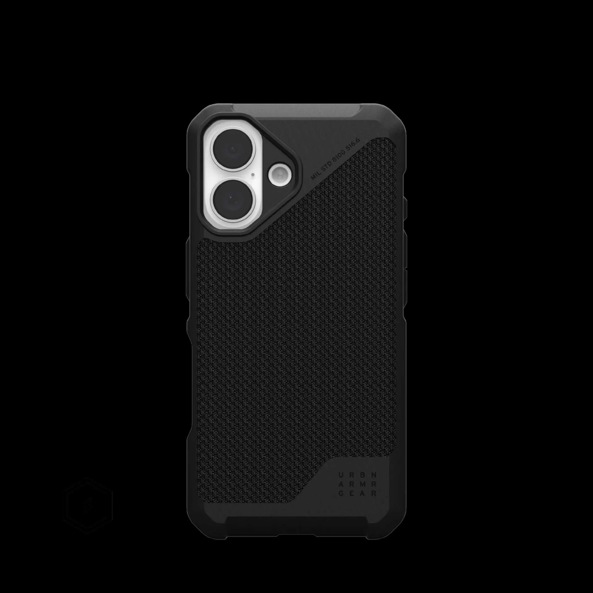 UAG Metropolis LT Case with MagSafe for iPhone 16  - Kevlar Black