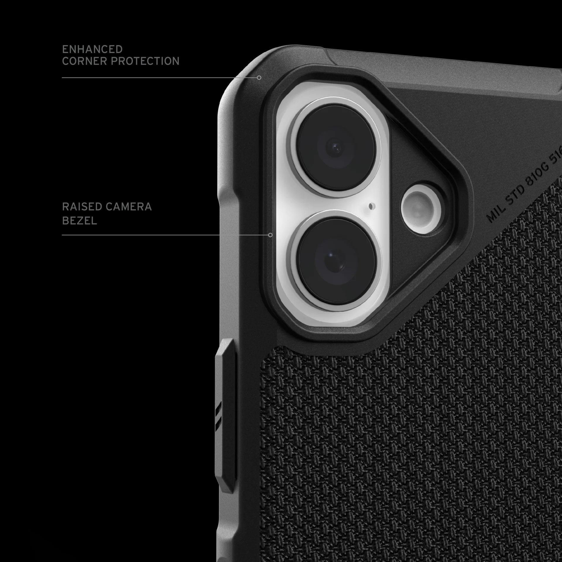 UAG Metropolis LT Case with MagSafe for iPhone 16  - Kevlar Black