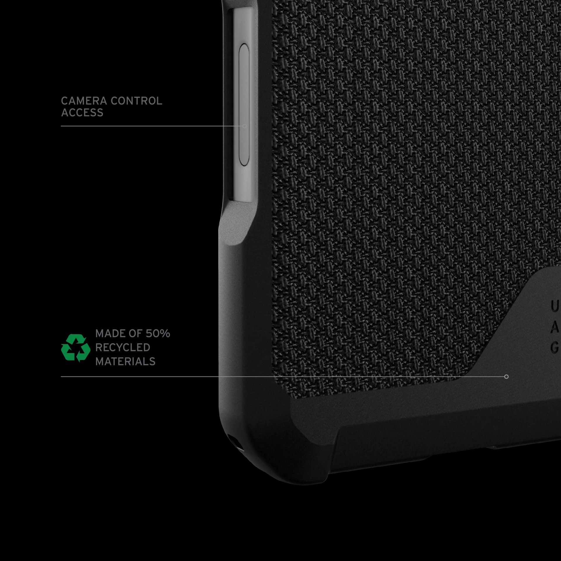 UAG Metropolis LT Case with MagSafe for iPhone 16  - Kevlar Black