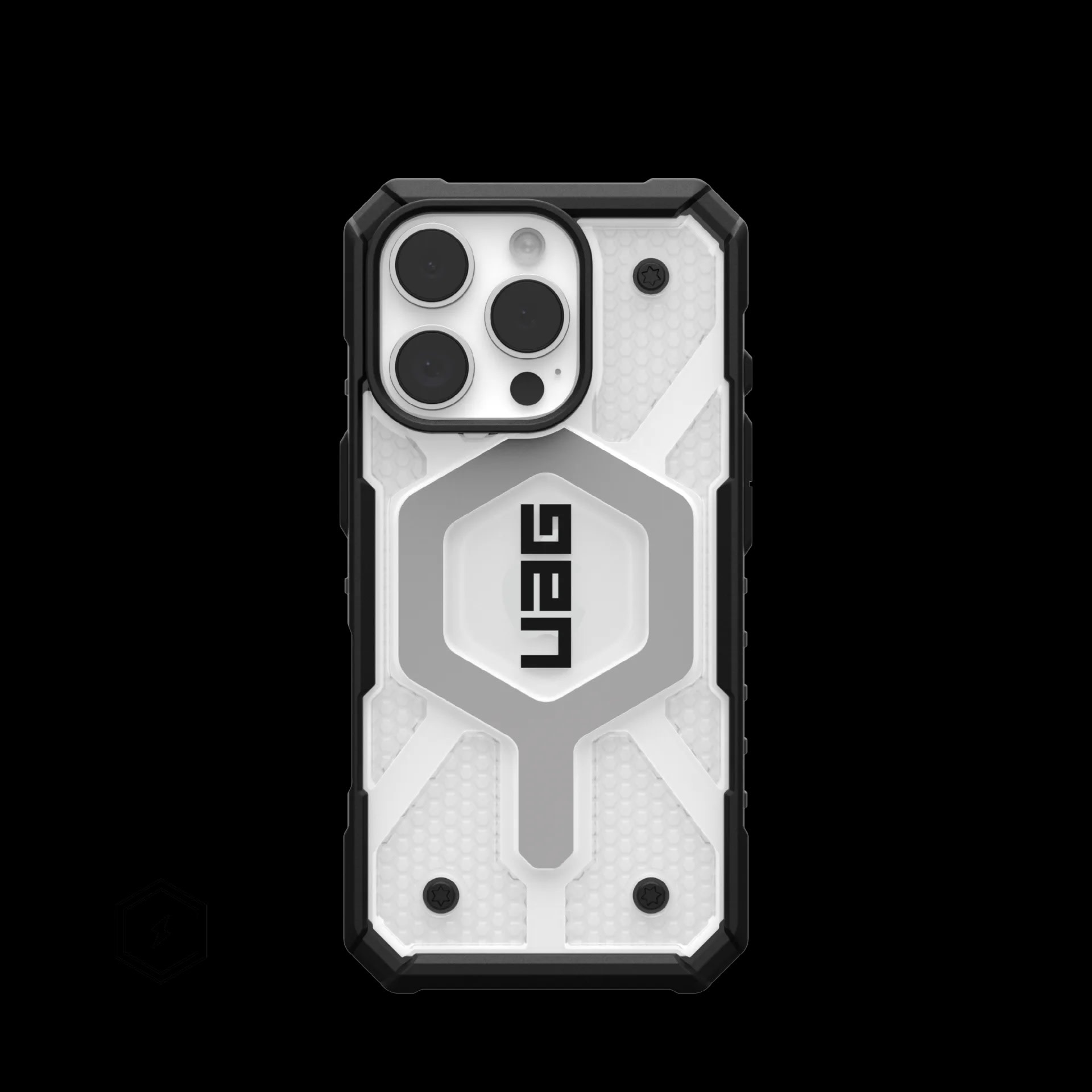 UAG Pathfinder Clear Case with MagSafe for 16 Pro - Ice