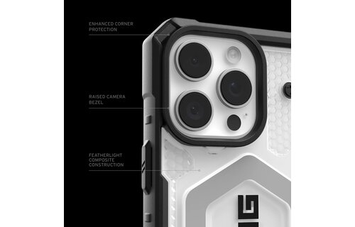 UAG Pathfinder Clear Case with MagSafe for 16 Pro - Ice