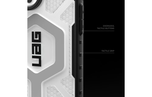 UAG Pathfinder Clear Case with MagSafe for 16 Pro - Ice