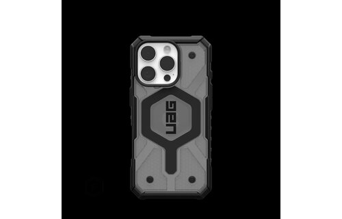 UAG Pathfinder Clear Case with MagSafe for 16 Pro - Ash/Black