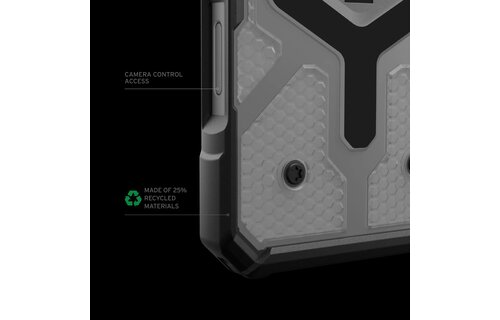UAG Pathfinder Clear Case with MagSafe for 16 Pro - Ash/Black
