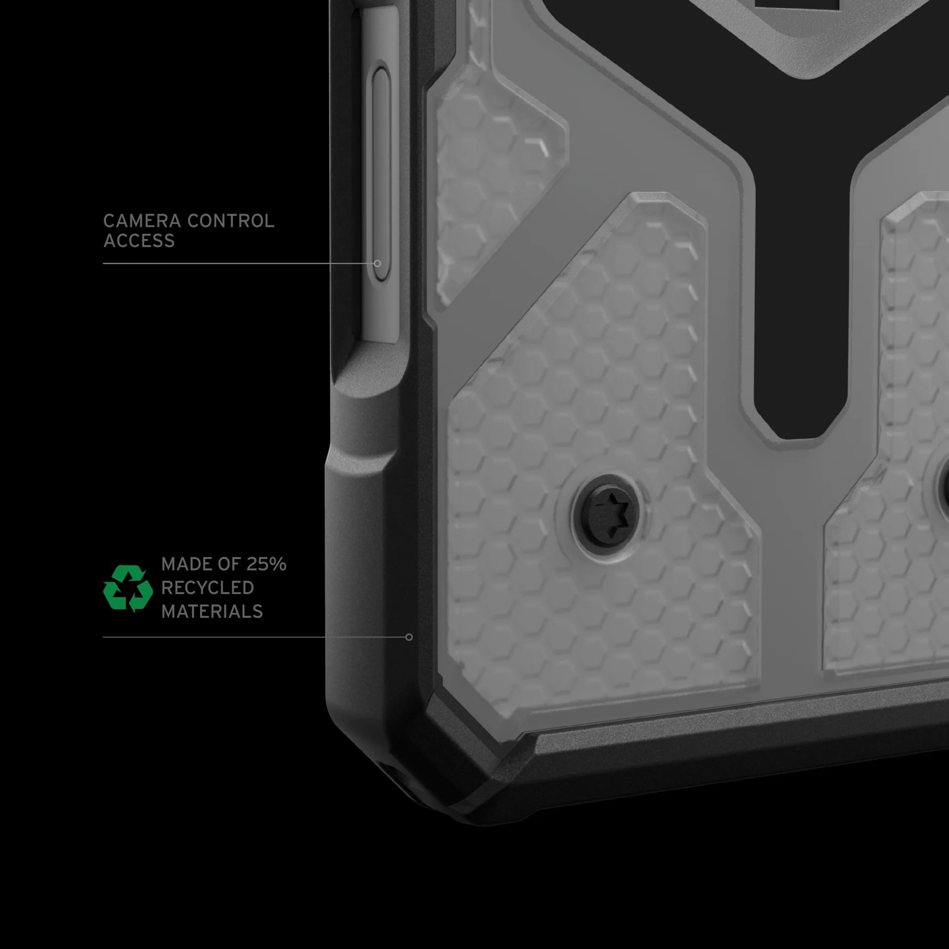 UAG Pathfinder Clear Case with MagSafe for 16 Pro - Ash/Black