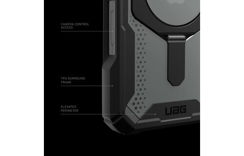 UAG Plasma XTE Case with MagSafe for 16 Plus - Black/Orange