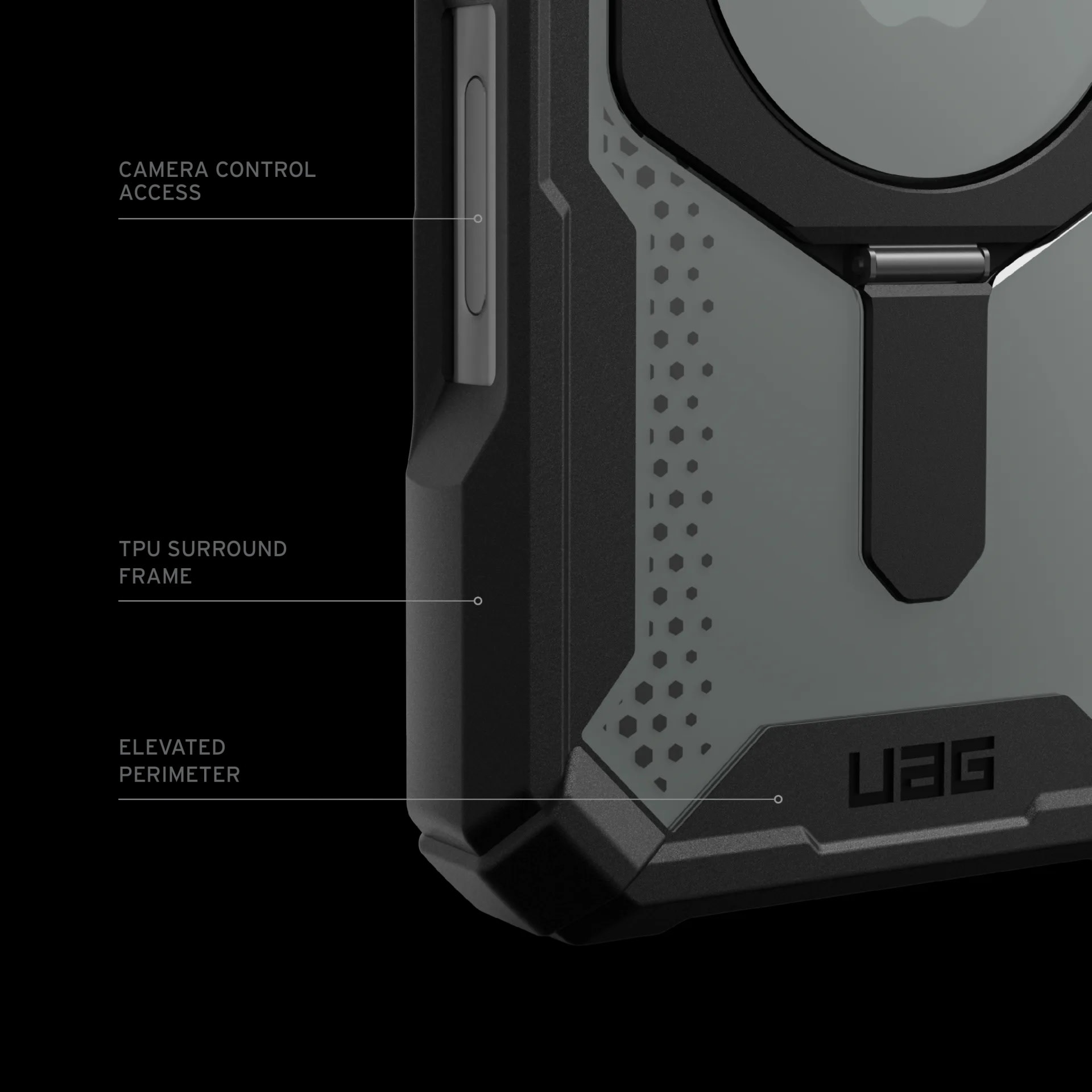 UAG Plasma XTE Case with MagSafe for 16 Plus - Black/Orange