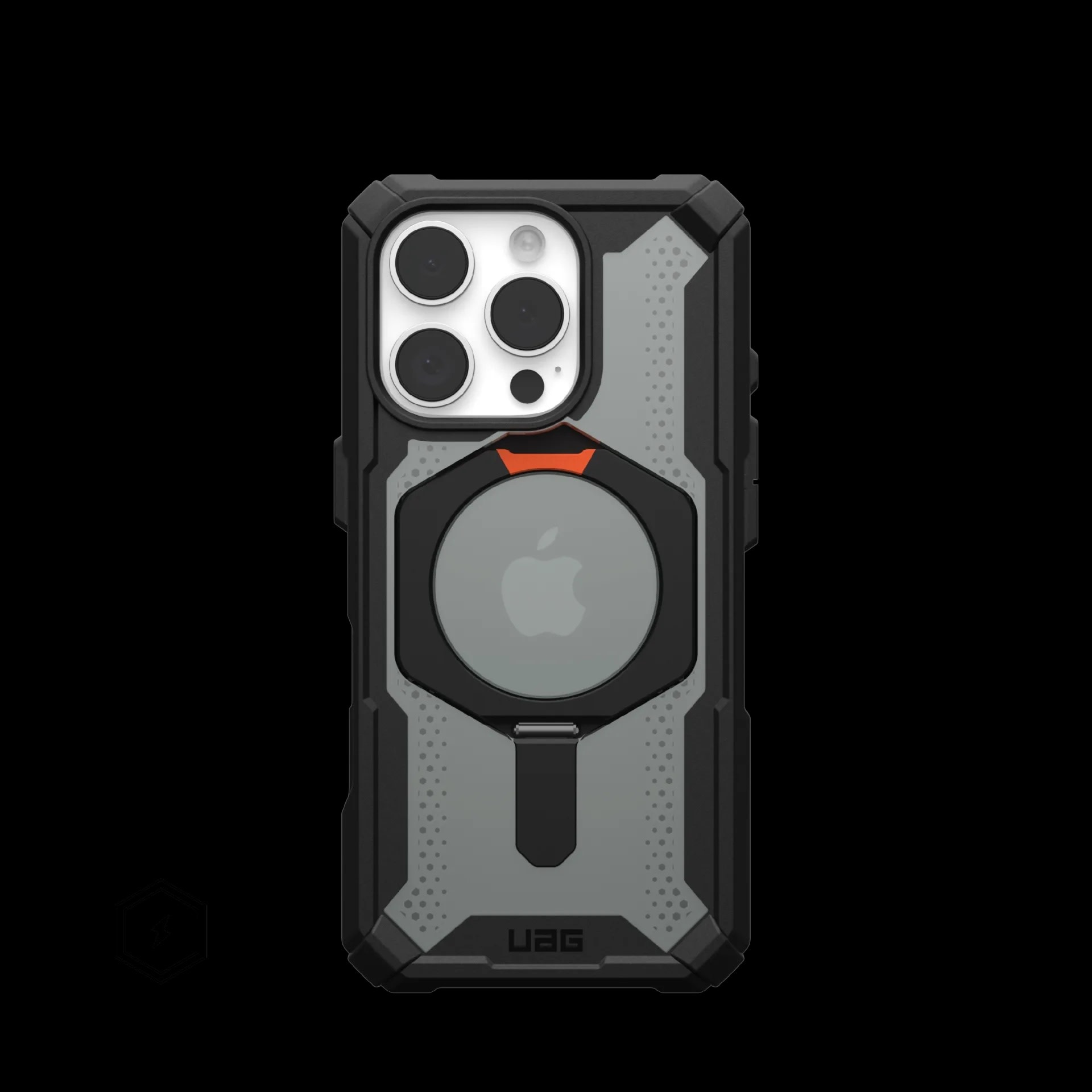 UAG Plasma XTE Case with MagSafe for 16 Pro - Black/Orange