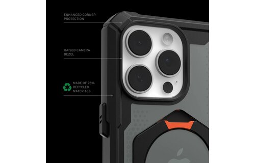 UAG Plasma XTE Case with MagSafe for 16 Pro - Black/Orange