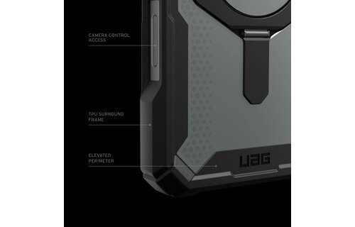 UAG Plasma XTE Case with MagSafe for 16 Pro - Black/Orange