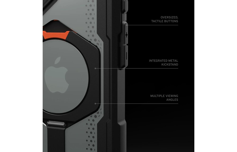 UAG Plasma XTE Case with MagSafe for 16 - Black/Orange