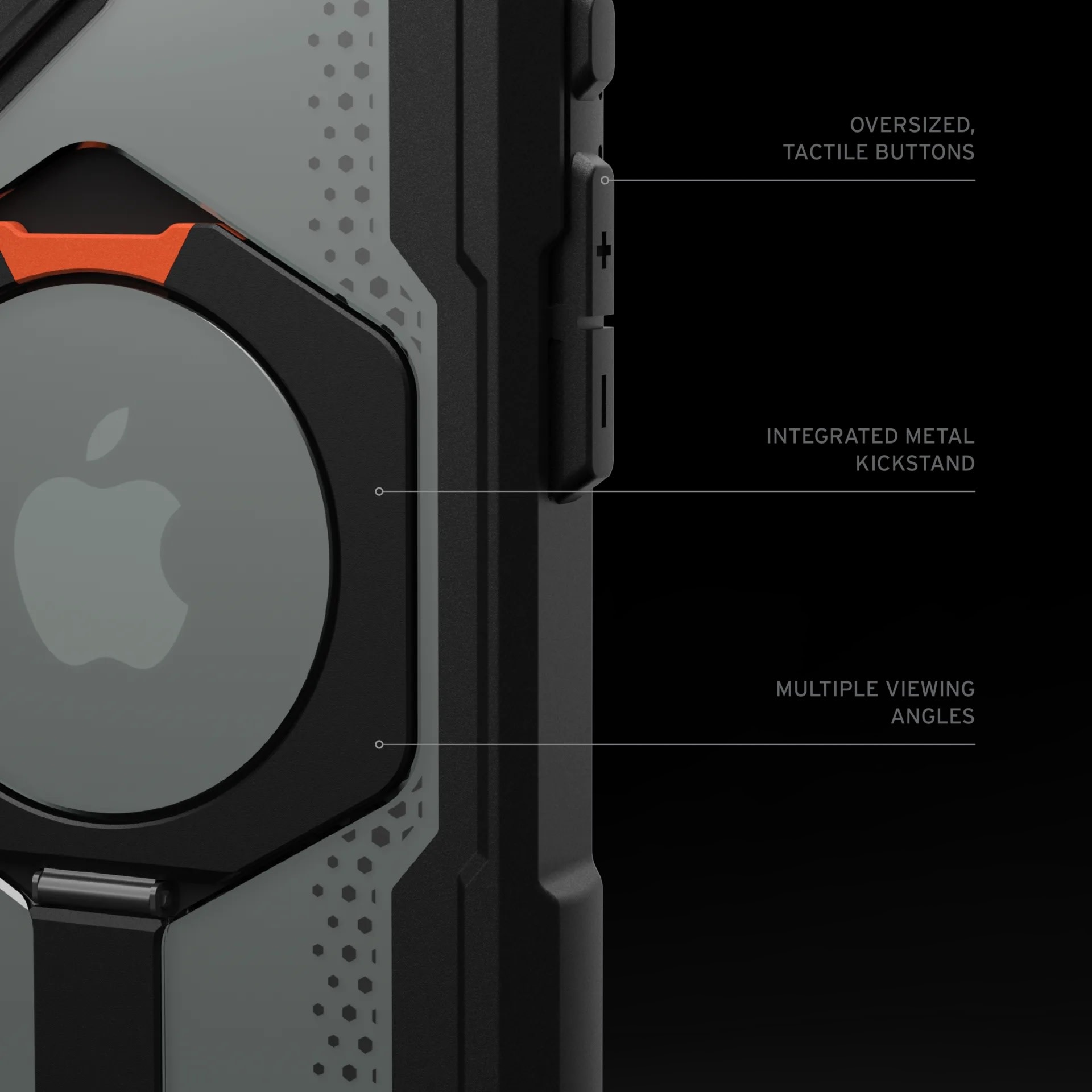 UAG Plasma XTE Case with MagSafe for 16 - Black/Orange