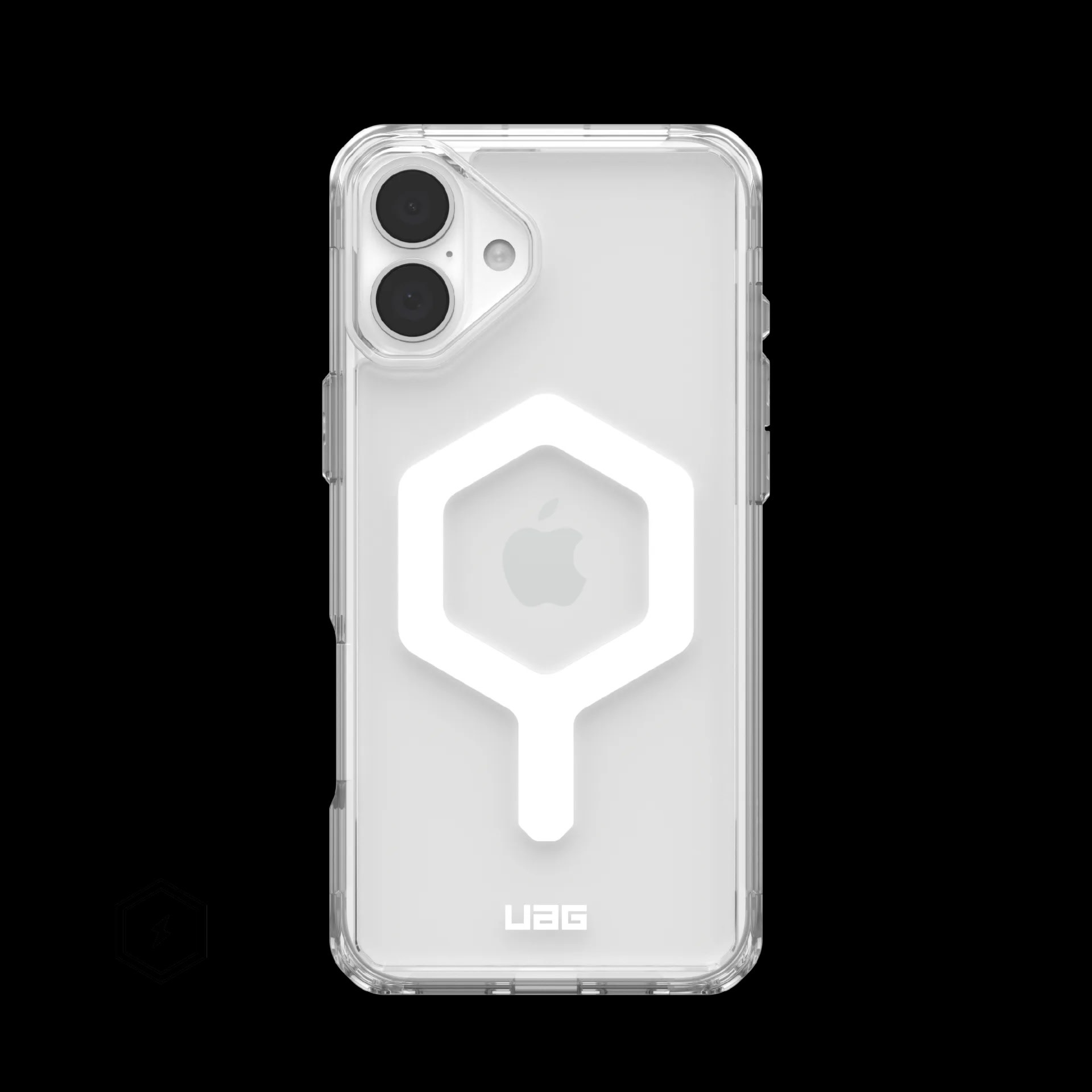 UAG Plyo Case with MagSafe for 16 Plus - Ice/White