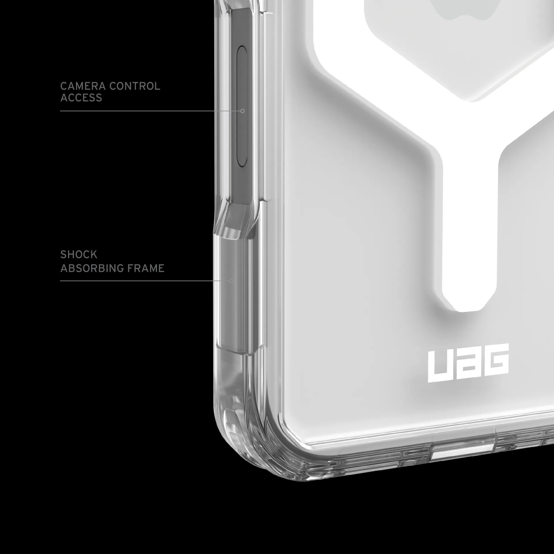 UAG Plyo Case with MagSafe for 16 Plus - Ice/White
