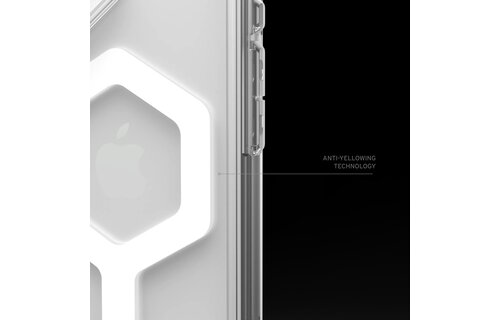 UAG Plyo Case with MagSafe for 16 Plus - Ice/White