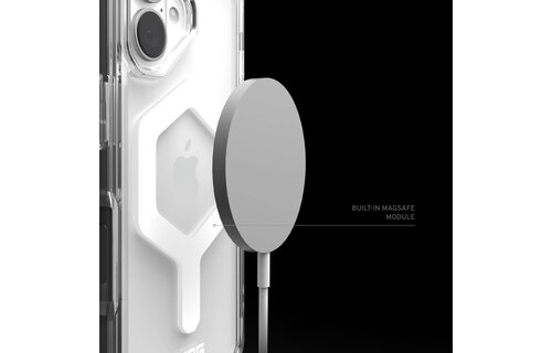 UAG Plyo Case with MagSafe for 16 Plus - Ice/White