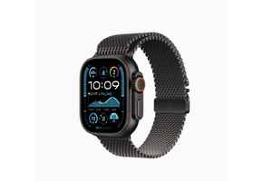 Apple FTZ Watch Ultra 2 (GPS + Cellular, 49mm Black Titanium Case with Black Titanium Milanese Loop Medium) (Band fits 155-185mm wrists) WSL