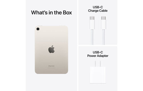 Apple iPad mini | 8.3" | A17 Pro | 128GB | Wi-Fi | Starlight